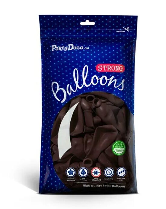 Balonu iepakojums, 100 gb., 30 cm, bordo krāsa